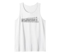 4-6-4 Hudson Empire State Express Steam Locomotive Tank Top