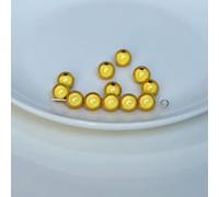 4/6/8/10/12/14MM Pearl Bead Satin Luster Imitation Pearlized Dyed Round Glass Loose Spacer Bead for Jewelry Necklace Vase Filler-Gold-10mm x 30Pcs