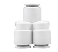 4/6/8/10/12mm Five Ways White Pneumatic Air Fitting(PRG 4mm)