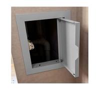 4 6 8 10 20 30 40 Inch Access Panel for Drywall, Metal Access Panel Door with Magnetic Switch, Alarm Wall Inspection Hatch Push Lock & Open for Offices Factory(Grey,20x36in)