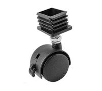 4/6/8/10/20Pcs 20Mm-50Mm Plastic Adjustable Foot Pad Brake Square Tube Round Sliding Wheel Sleeve Furniture Leg Shock Protection(30x40mm,20Pcs)