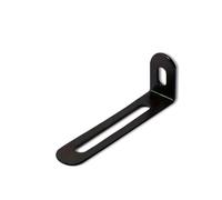 4/6/8/10/20pcs L-Shaped Adjustable Angle Brackets, Suitable for Various Furniture, Silver and Black Hardware Accessories(4pcs Black)