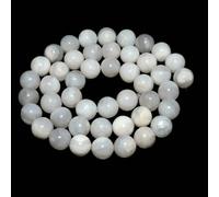 4 6 8 10mm Natural Black Lava Tiger Eye Agates Jades Bulk Loose Stone Beads for DIY Making Bracelet Necklace Jewelry Material-White Crazy agate-6mm 60pcs Beads