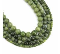 4/6/8/10mm Natural Stone Rose Striped Agate Beads Loose Spacer Bead Healing Crystal Jewelry Making Bead Accessories Wholesale-Green Southern Jade-4.0mm 85-92pcs