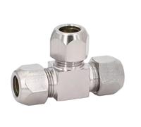 4 6 8-16 mm OD Tube Equal Reducer Coupler, Straight Elbow Tee Cross Compression Union Fitting Brass 1 Piece(PE-90 * 63MM)