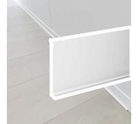 4 6 8 Cm High Skirting Board, Self Adhesive Baseboard Trim, 1m Length Baseboard Molding Kits for Kitchen/External Shower/Stairs Side/Hospital(5 pcs,H 6 CM)