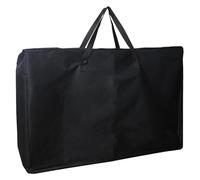 4/6/ 8 Foot Folding Table Storage Bag, Waterproof Heavy Duty Large Carrying Bag for Folding Tables, Picnic/Camp Tables Cover with Durable Zipper & Shoulder Strap, 31" D X 37" W X4.5 H, Black