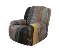 4/6/8 Piece Recliner Chair/Sofa Slipcover With Pockets 2/3/1 Seat Recliner Stretch Sofa Covers Lazy Boy Chair Cover Reclining Couch Slipcover Fallon Collection Slipcover For Recliner With Elastic Bott