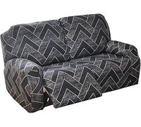 4/6/8 Pieces Recliner Sofa Covers Couch Covers for 1/2/3 Seats Sofa Recliner,Stretch Recliner Chair Covers Washable Protector with Elastic Bottom for Kids,Pet (Color : #34, Size : 2 seat (6pcs))