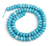 4 6 8Mm Blue Celestite Natural Gemstone Abacus Spacer Beads For Bracelet Necklace Jewelry Diy Making