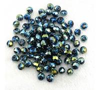 4/6/8mm Faceted Crystal Glass Beads Loose Spacer Beads for Jewelry Making DIY Handmade Clothing Accessories-24-4x3.0mm(100pcs)