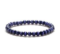 4/6/8mm Fashion Natural Stone Bracelet Cat Eye Quartz Opal Bead Bracelets-Style 11 : 6mm