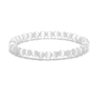 4/6/8mm Fashion Natural Stone Bracelet Cat Eye Quartz Opal Bead Bracelets-Style 8 : 6mm