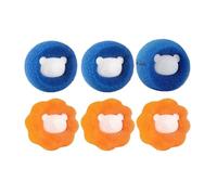 4/6/8pcs Sponge Laundry Ball Kit For Washing Machine Reusable Pet Hair Remover Balls Home Cleaning Lint Fuzz Fiber Collector High-Efficiency Cleaning(6pcs)