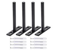 4/6/8pcs Steel Concealed Shelf Brackets Wall Mounted Concealed Shelf Supports Upgrades for Creating Storage Space Easy Installs Bracket
