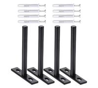 4/6/8pcs Steel Concealed Shelf Brackets Wall Mounted Concealed Supports Upgrades for Creating Storage Space Heavy Duty Bracket