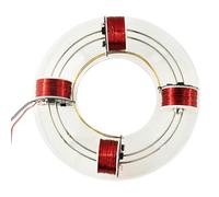4/6 Coil Ring Electromagnetic Accelerator, Brushless Motor Cyclotron, Physics Teaching Model, Science Demonstration Instrument, for Experimental Teaching, Scientific, DIY Gifts