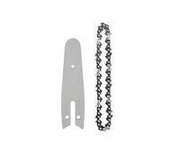 4/6 INCH Sharp Chains And Guides Set With12 Pcs For Mini Pruning Saw Electric Saw Durable ChainSaw Accessories ( Size : 2PCS 4INCH )