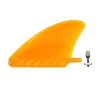 4.6 Inch Soft Flex Center Fin with Screw Water for Long Board Surfboard Inflatable Paddle Easy to Install(Orange)