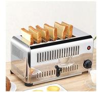 4/6 Modern Toaster, Commercial Bread Baking Machine, With 5 Bread Shade Electric Machine Rapid Toaster For Home And Dessert Store(6slice)