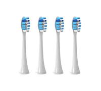 4/6 Pezzi Testine Di Ricambio, Compatibile Per Philips HX3 HX6 HX8 HX9 Series, Setole Morbide, Confezione Sottovuoto(4pcs Blue)