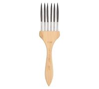 4/6 Teeth Paint Brush Multi-Tooth Painting Brushes Nylon Hair Artist Drawing Supplies Multi-tooth Nylon Hair Brushes Watercolour Painting