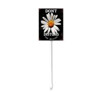 4.6 x 6 inch Garden Stakes This Don't Disturb The Daisies Garden Yard Sign Decorative Plant Stake Lawn Art Patio Decor Pathway Ornaments Indoor Outdoor Decoration