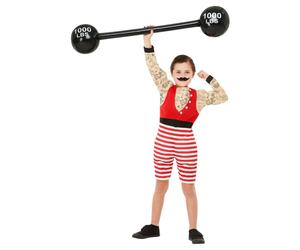 (4-6 Years, Multicoloured) Smiffys Boys Deluxe Strong Boy Costume Set