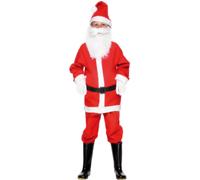 Smiffys Boy's Santa Costume Set in Red | Size: 4-6 Years Smiffys Red 4-6 Years