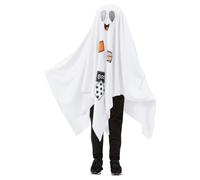 Smiffys Boo Ghost Costume in White | Size: 4-6 Years Smiffys White 4-6 Years