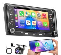 4+64 GB Car Radio for Audi A3 2003-2012, S3 2006-2012, RS3 Sportback 2011-2012 with Wireless Carplay & Android Car, Android 13 7 Inch IPS Car Stereo with GPS Navigation & Bluetooth 5.2