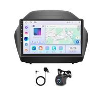4+64G Android 13 Car Radio for Hyundai IX35 2009-2015, 10 inch Touch Screen Stereo for Hyundai IX35 Radio Upgrade Bluetooth with Carplay Android 2 Din Radio GPS Navi FM RDS AHD Backup Camera SWC