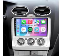 4+64G Android 13 Car Stereo for Ford Focus MK2 MK II 2004-2011, 9 inch Touchscreen Display Radio Multimedia Player Head Unit with Carplay Android Auto GPS Navigation FM RDS SWC Split Screen Bluetooth