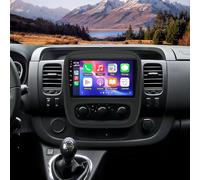 4+64G Android 13 Car Stereo Radio for Renault Trafic 3/Vauxhall Vivaro B/Nissan NV300 with Wireless Carplay Android Auto 9" IPS Touch Screen 2 DIn Car Radio GPS Navi WiFi Bluetooth Mirror Link FM RDS