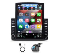 4+64G Android 14 Car Stereo for 2006 2007 2008 2009-2015 Mazda Miata MX-5 MX5, 2 Din Carplay Android Auto with 9.7" Touchscreen GPS Navi Bluetooth 32EQ WiFi Mirror Link FM DAB+ SWC Backup Camera Mic