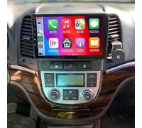 4+64G Android 14 Car Stereo for Hyundai Santa Fe 2006-2012, 9 inch Touchscreen Double Din Radio with Wireless Carplay Android Auto Stereo DAB Head Unit Navigation Bluetooth FM/RDS Backup Camera WiFi