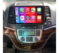4+64G Android 14 Car Stereo for Hyundai Santa Fe 2006-2012, 9 inch Touchscreen Double Din Radio with Wireless Carplay Android Auto Stereo DAB Head Unit Navigation Bluetooth FM/RDS Backup Camera WiFi