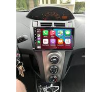 4+64G Android Car Stereo Radio Compatible for Yaris XP90 2005-2012, 9" Touch Screen Car Radio Audio Receiver with GPS Navigation Bluetooth FM RDS DSP WiFi Android Auto + AHD Backup Camera