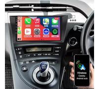 4+64G Car Stereo Compatible for Toyota Prius 2009-2013,Wireless Carplay & Andriod Auto Radio Carplay GPS Navigation 9Inch Touch Screen Bluetooth,WiFi/FM/RDS Radio,SWC+Backup Camera