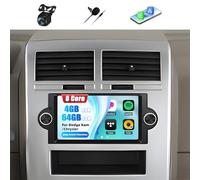 [4+64G] Car Stereo for Dodge Ram 1500/2500/3500 2006-2008, Dodge Durango 2005-2008, Chrysler 300 Touring/300C/300M 2005-2007, Jeep Grand Cherokee 2005-2009 with Carplay, 1 7 inches inches