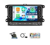 4+64G Car Stereo For VW Caddy 2003-2015 with 7 Inch Touch Screen,Wireless Carplay/Android Auto Bluetooth GPS Wifi FM/AM AHD Backup Camera