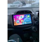 4+64G Car Stereo Radio for Honda Jazz Fit 2007-2013 Android 14 10 inch Touch Screen Wireless Carplay & Andriod Auto GPS Navigation MirrorLink Bluetooth,WiFi/FM/HiFi MIC Car Audio Receivers