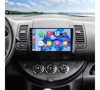 4+64G Double Din Car Stereo Radio for Nissan Note 2006-2013, GPS Navi Head Unit 2 Din for Carplay Android Auto 10.1" HD Touch Screen DAB+ Bluetooth WiFi RDS SWC DVR Backup Camera