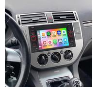 4+64G Double Din Car Stereo with CarPlay Wireless for Ford C-Max 2007 2008 2009 7 Inch HD Touchscreen 2 Din Car Radio Head Unit for Android Auto Mirror Link, BT, FM, EQ SWC/UI Backup Camera