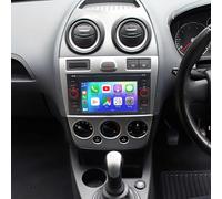 4+64G Double Din Car Stereo with CarPlay Wireless for Ford Transit Connect 2007-2012 7 Inch HD Touchscreen 2 Din Car Radio Head Unit for Android Auto Mirror Link, BT FM EQ SWC/UI Backup Camera