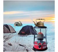 4.6L/6L Kerosene Heater Camping Stove Mobile Radiant Heaters 9000 BTU Convection Wick Heater Burner Emergency Cooking Stove(Red (4.6L))