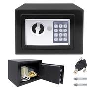 4.6L Digital Safe Box, Safe Boxes for Home Use, Cabinet Security safe with 2 Keys, Electronic Digital Steel Safes for Home Office Hotel Business Money Document Jewelry Passport, 23 X 17 X 17 CM, Black