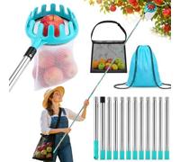 4.6M Fruit Picker Apple Picker Cherry Picker with Telescopic Handle Ø16 cm