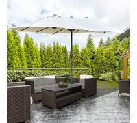 4.6m Garden Parasol Double-Sided Sun Umbrella Market Shelter Canopy