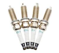 4/6pcs 22401-JD01B FXE20HR11 Iridium Spark Plug Compatible With Sentra Micra Renault Qashqai X-Trail Tiida Laguna III 22401JD01B Automotive Replacement(4pieces)